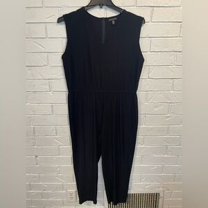 Eileen Fisher Black Viscose Jumpsuit Womens Medium